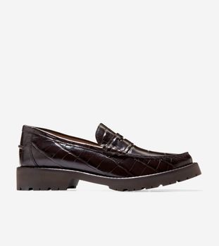 Treena Lug Loafer Dark Chocolate Croc