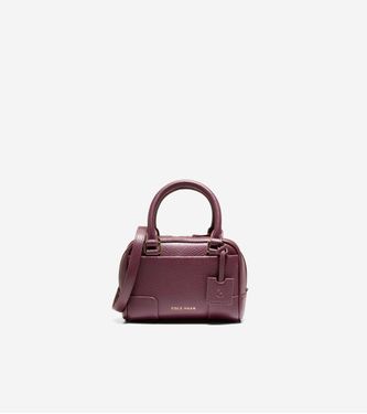 Beverly Mini Satchel Black Garnet