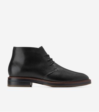 Judson Grand Chukka Boots Black Water-Resistant